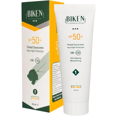کرم ضد آفتاب رنگی SPF50+ بیکن مدل شماره 1 مناسب پوست چرب